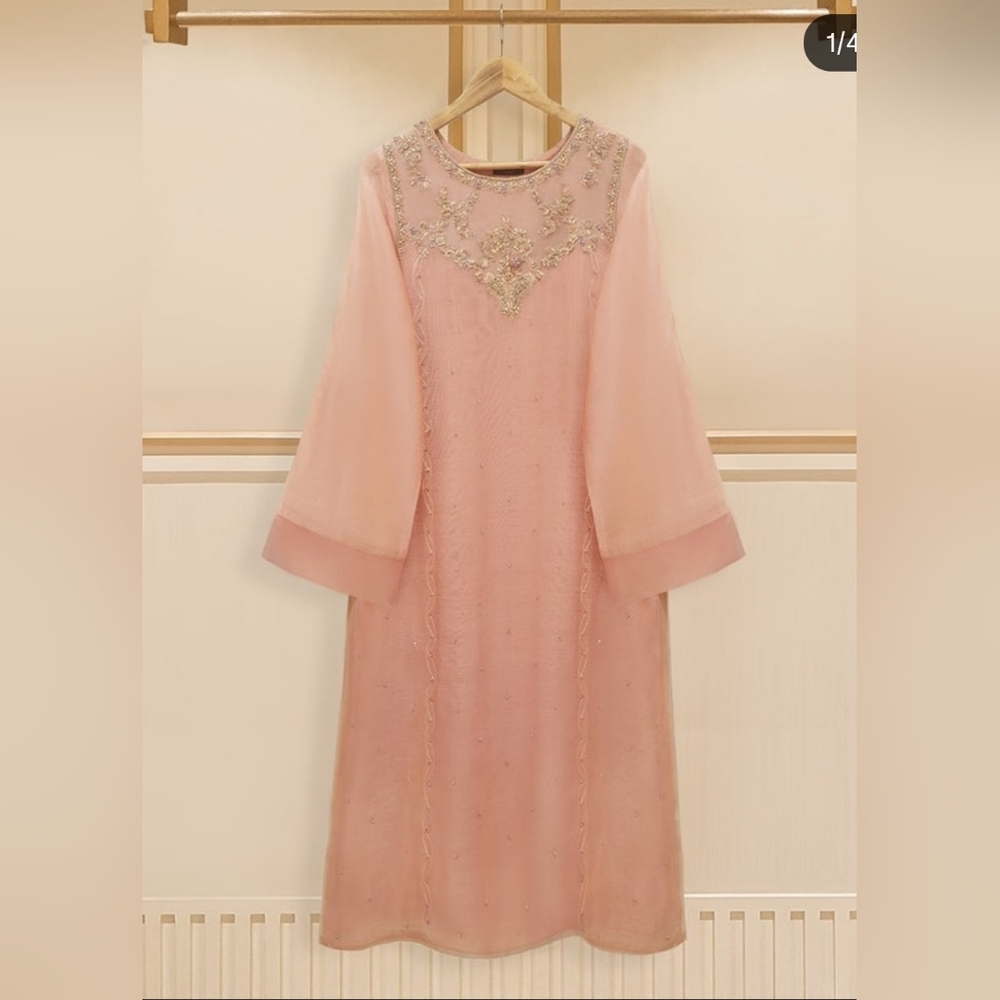 Agha Noor 2pc Cotton Net Suit